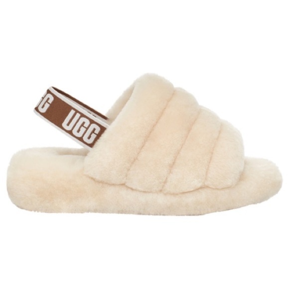 UGG Fluff Yeah Sling Back Slipper Size 10 NWT - Picture 1 of 16